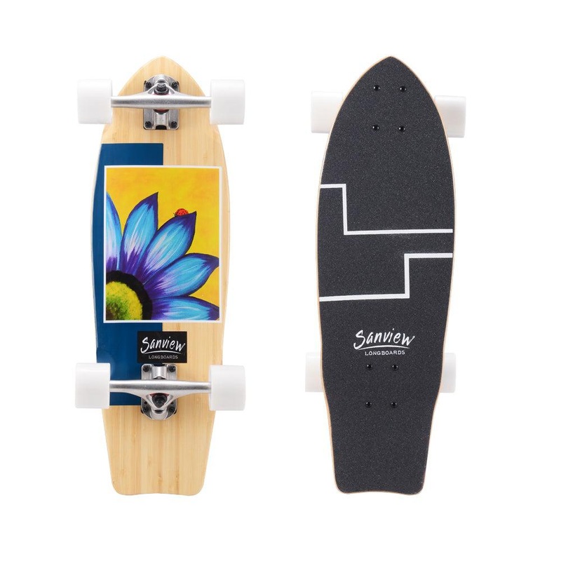 Sanview Sunflower 28″ Kicktail Cruiser Board Complete