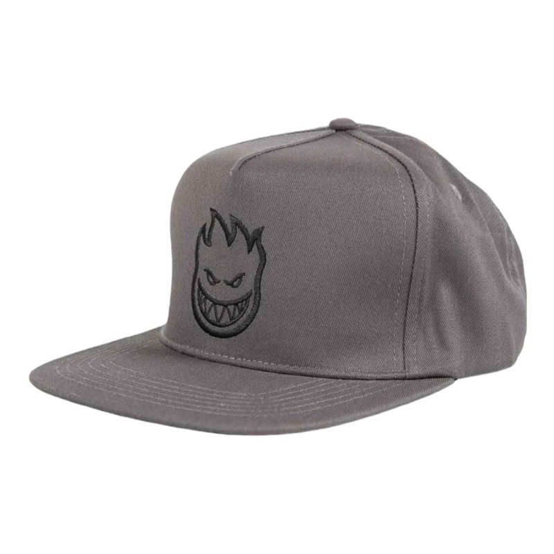 Spitfire Wheels Bighead Snapback Hat – Charcoal/Black OS