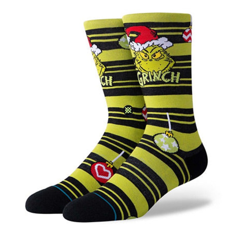 Stance Ornament Grinch Socks Green Large