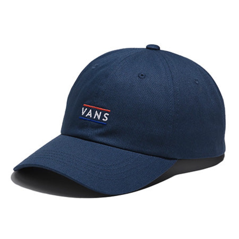 Vans Half Box Curved Bill Strap-Back Hat Dress Blues One size fits all