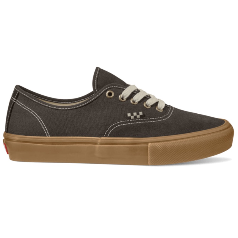 Vans Skate Authentic Brown Gum Shoes Brown/ Gum 7