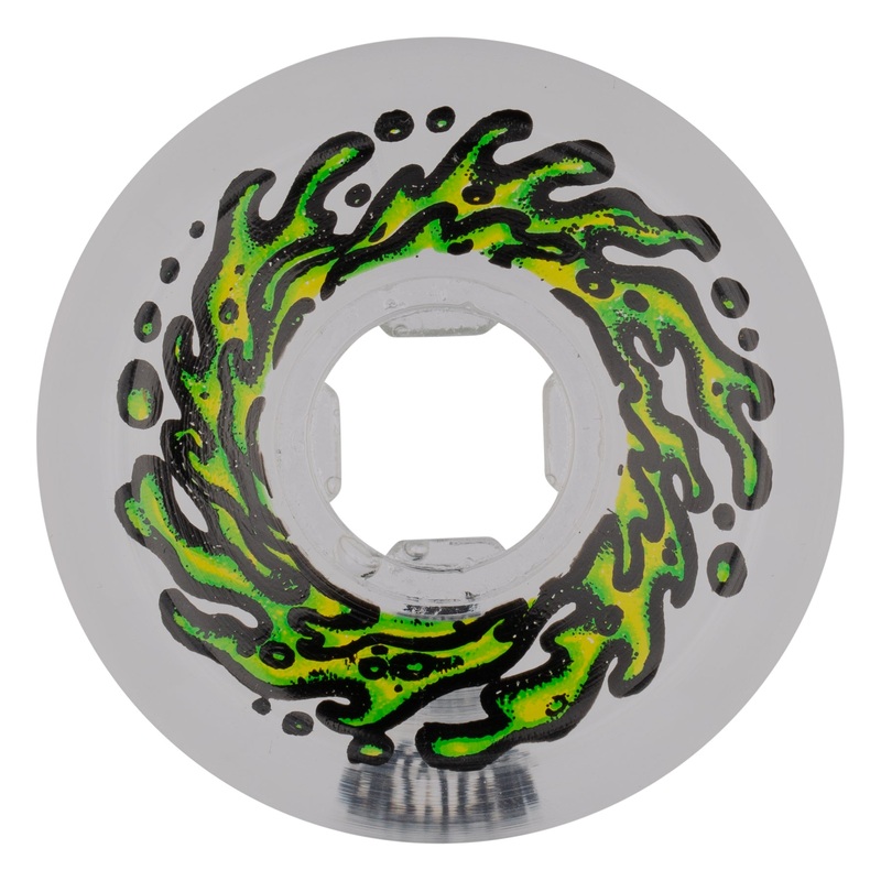 53mm Mirror Vomits Clear 99a Slime Balls Skateboard Wheels Clear 53mm