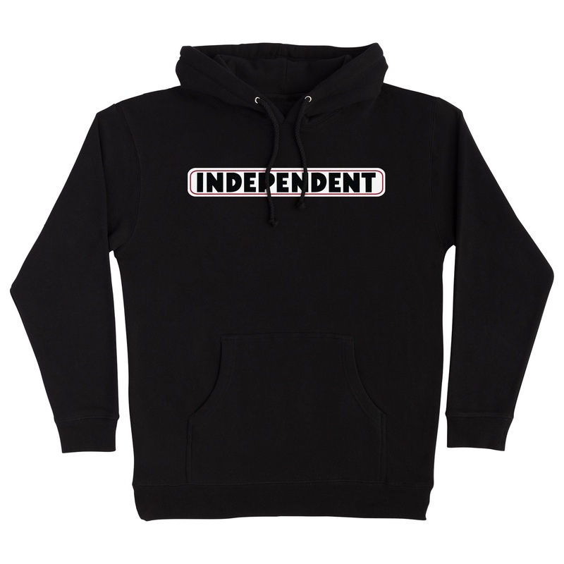 Bar Logo Mens Independent Hoodie Black S