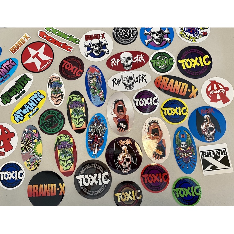 Brand X Skateboards 5x Assorted Sticker Pack
