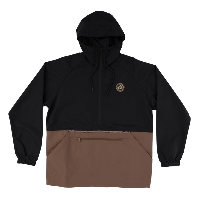 Break Trail Mens Santa Cruz Anorak Black/Brown S