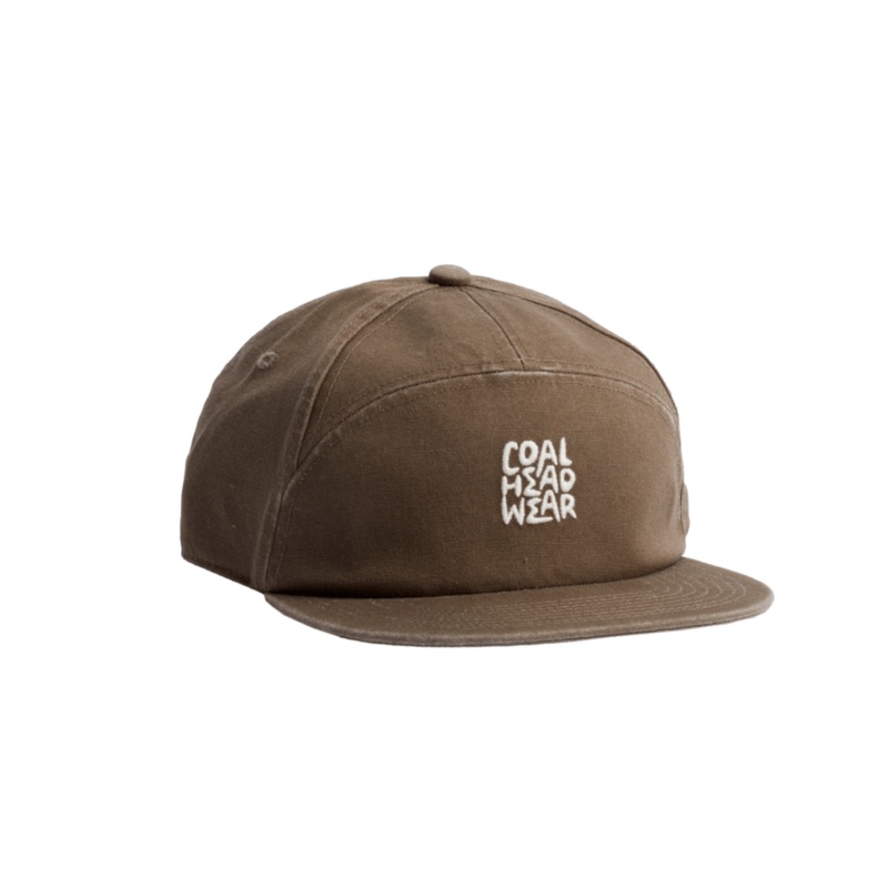 Coal Murray Canvas 7-Panel Cap Olive