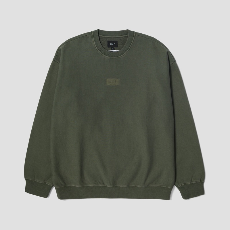 HUF Mason Crewneck Fleece Hunter Green Small