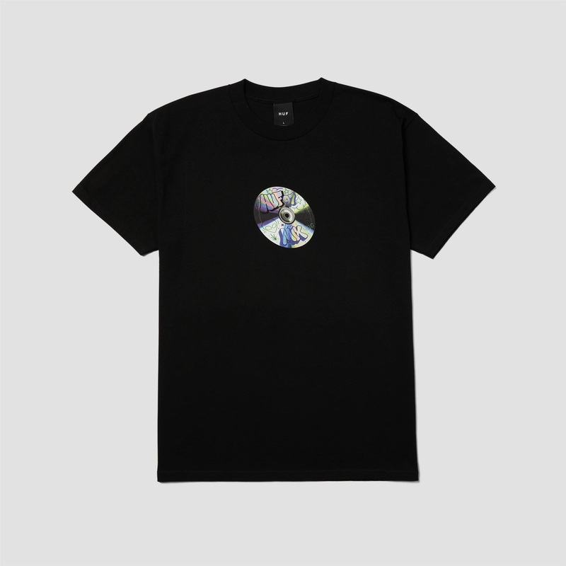 Huf Playlist T-Shirt Black Small