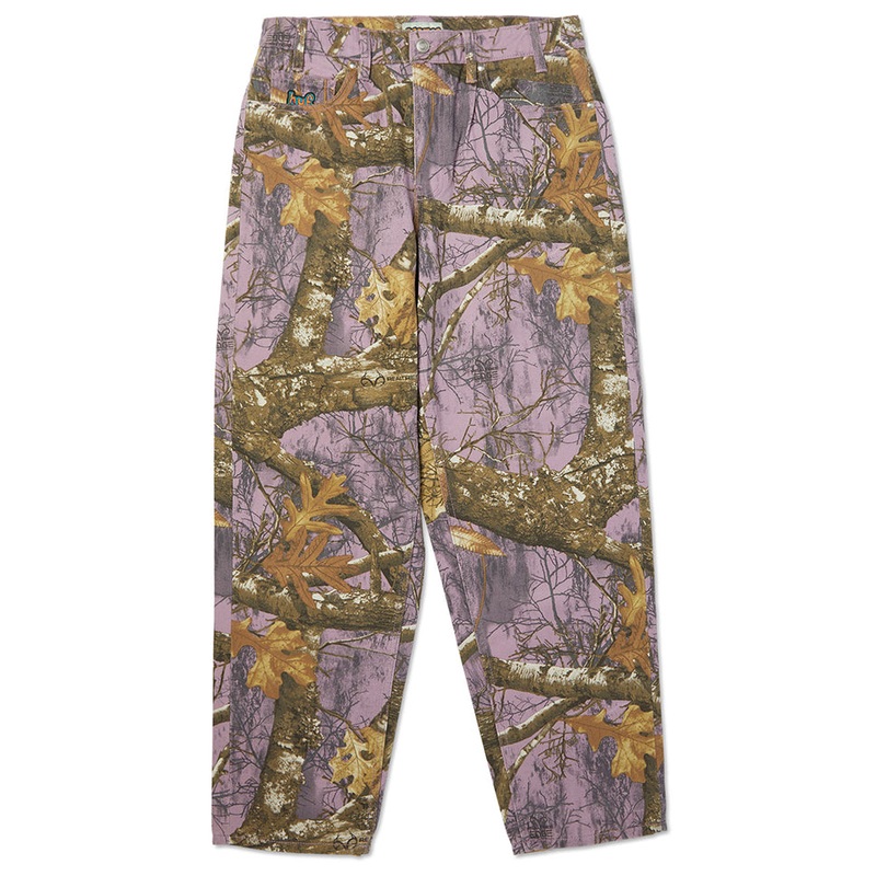 HUF Real Tree Cromer Lilac Pants Lilac 28
