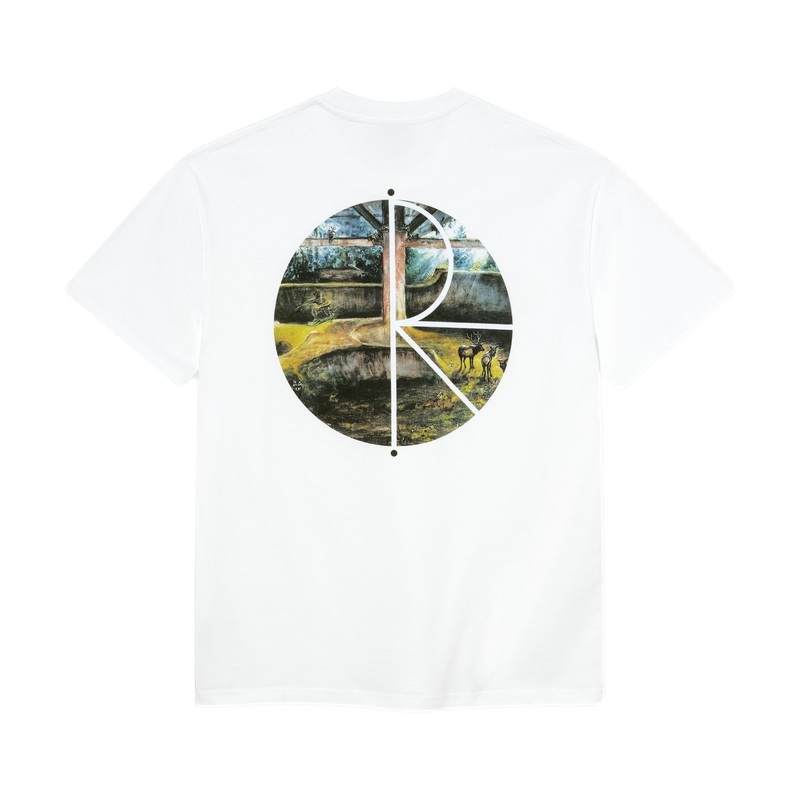 Polar Burnside 2084 Fill Logo Tee White M