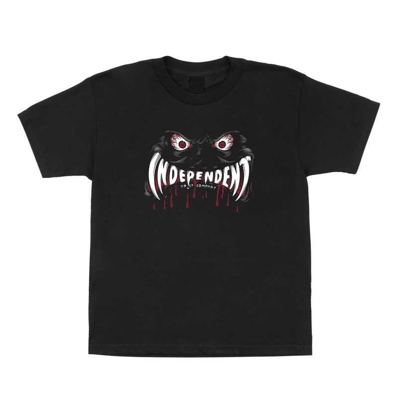 Possessed Face Youth Independent T-Shirt Black S