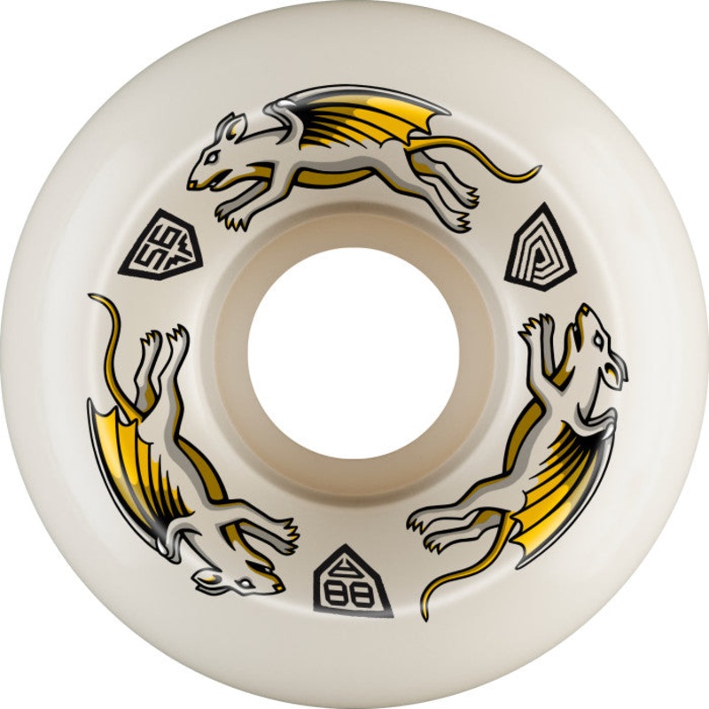 POWELL PERALTA DRAGON FORMULA NANO RATS 56MM 88A SKATEBOARD WHEELS