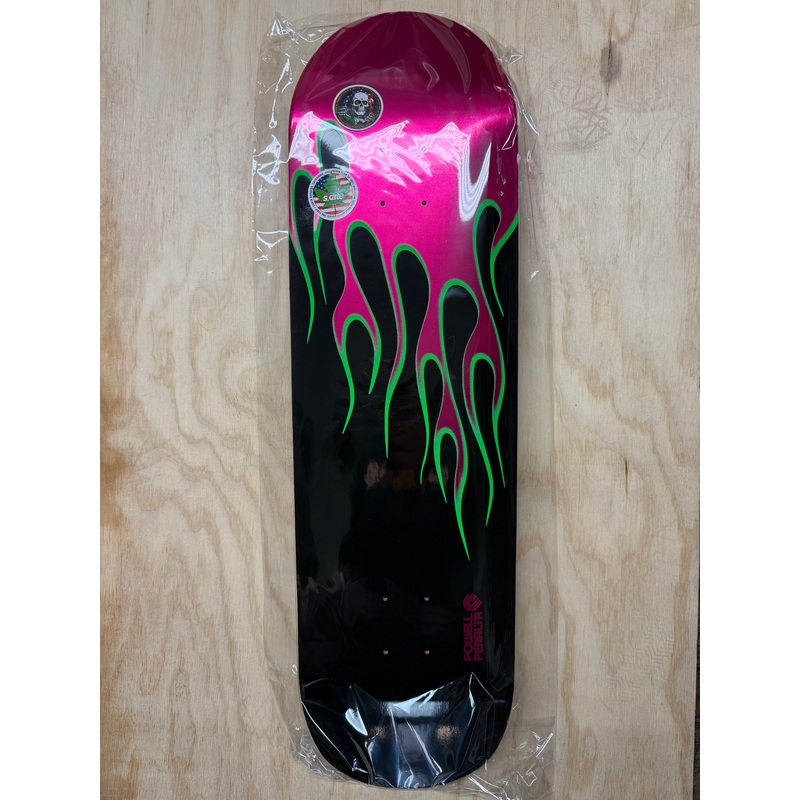 POWELL PERALTA NITRO HOTROD FLAMES 9.375 PINK 9.375