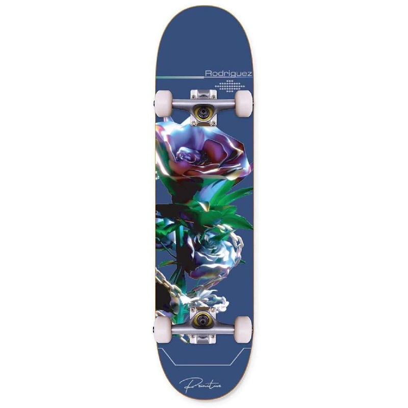 Primitive Rodriguez Eternity in Blue 8.0 Skateboard Complete