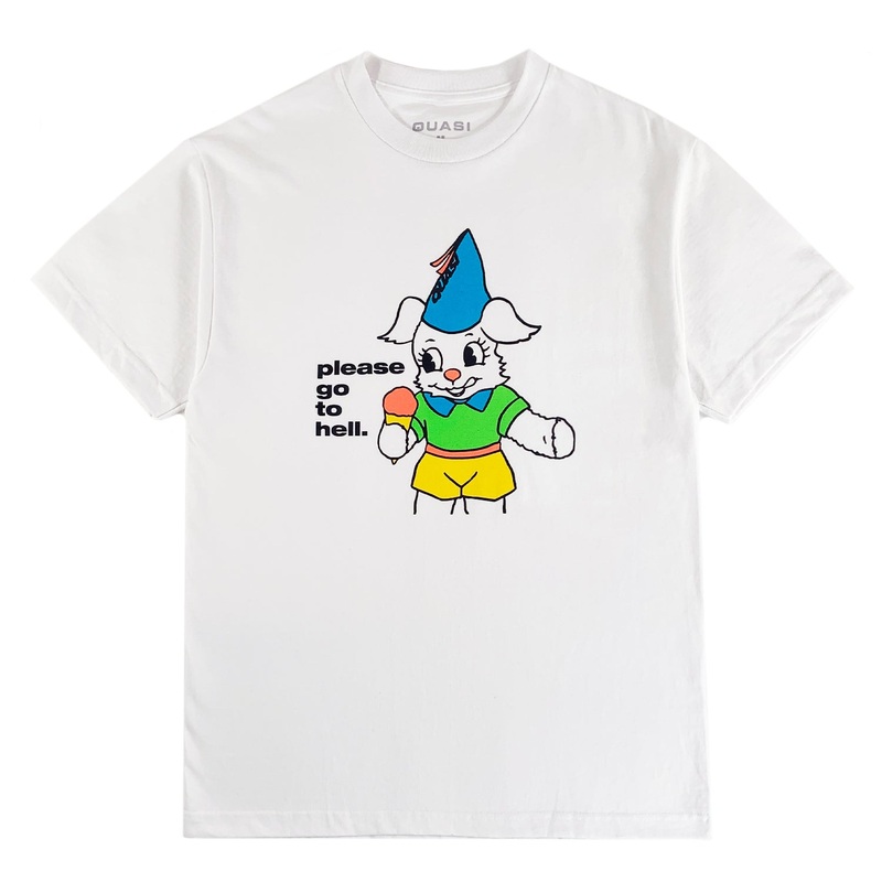 Quasi Go To Hell T Shirt – White S