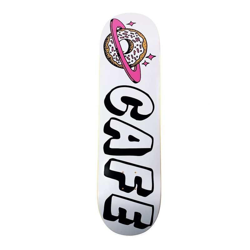 Skateboard Cafe – 8.5″ – Planet Donut Deck White