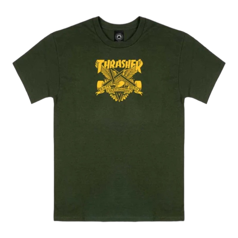 Thrasher x Anti Hero Eaglegram Shirt Forest Green S