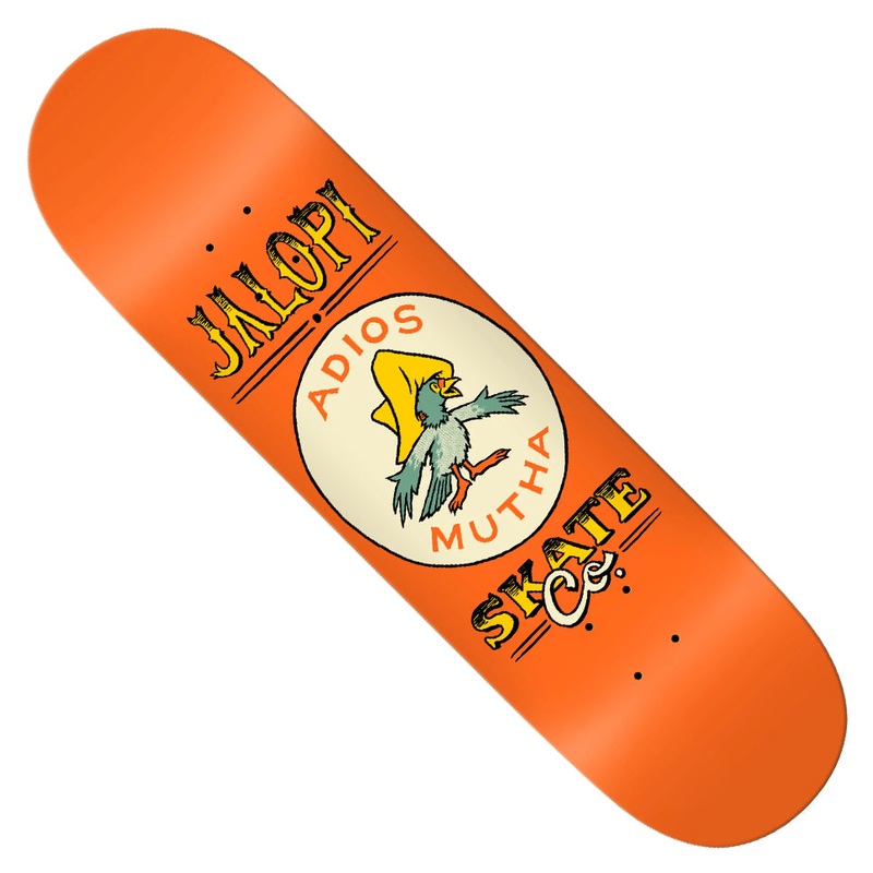 Anti-Hero Jalopi Returns Deck Orange 8.25 x 32 WB:14.38