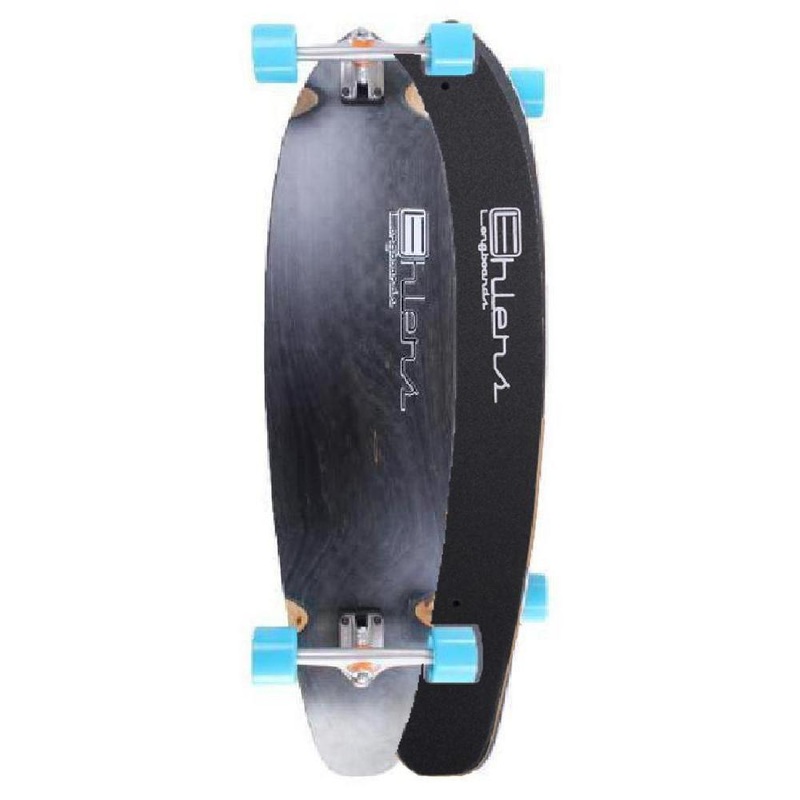 Black Kicktail 40 inch Longboard Complete