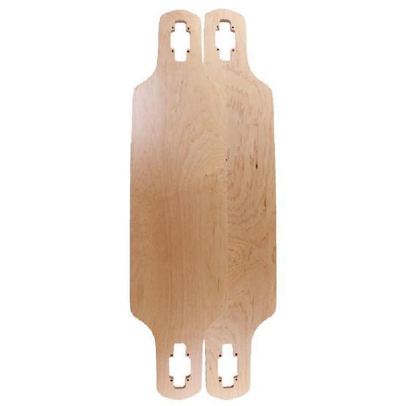 Blank Drop Through Natural 39″ Longboard Deck Deck
