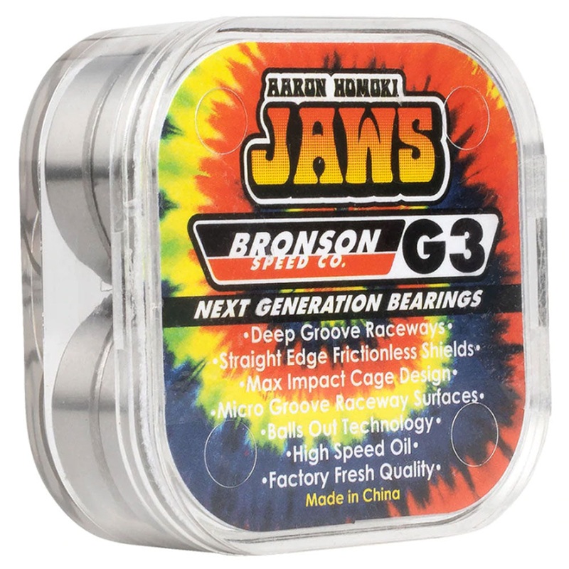 Bronson Speed Co. Bearings Aaron Jaws Homoki Pro G3