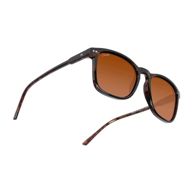Cassette Playlist Sunglasses Splatter Tortoise/Polarized Brown Lens
