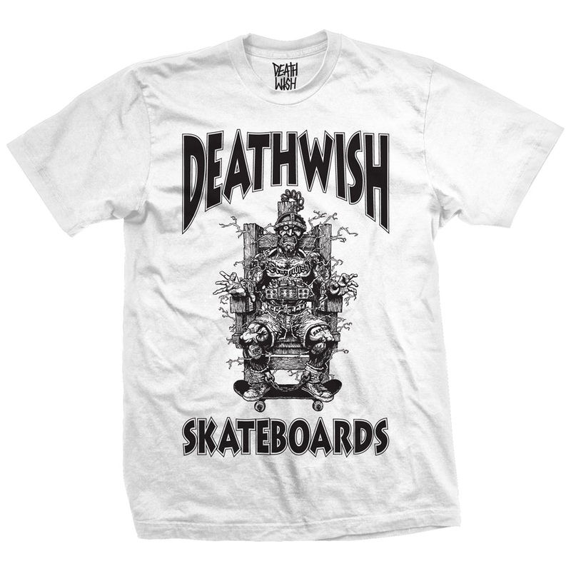 Deathwish Death Chair T Shirt White Small