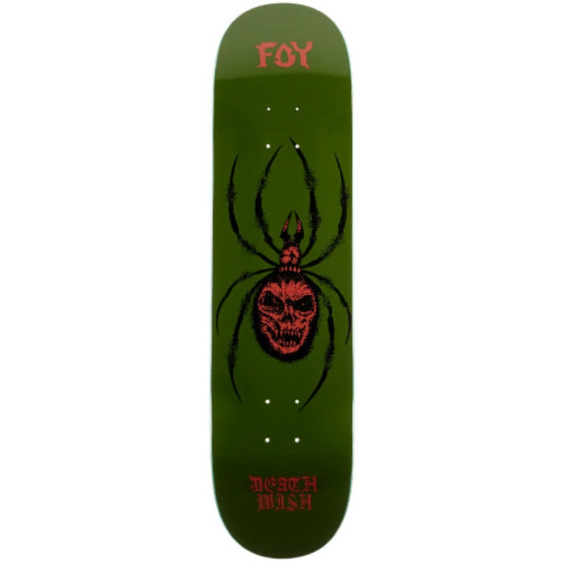 Deathwish Foy Arachnophobia Skateboard Deck 8.0″ 8.0″