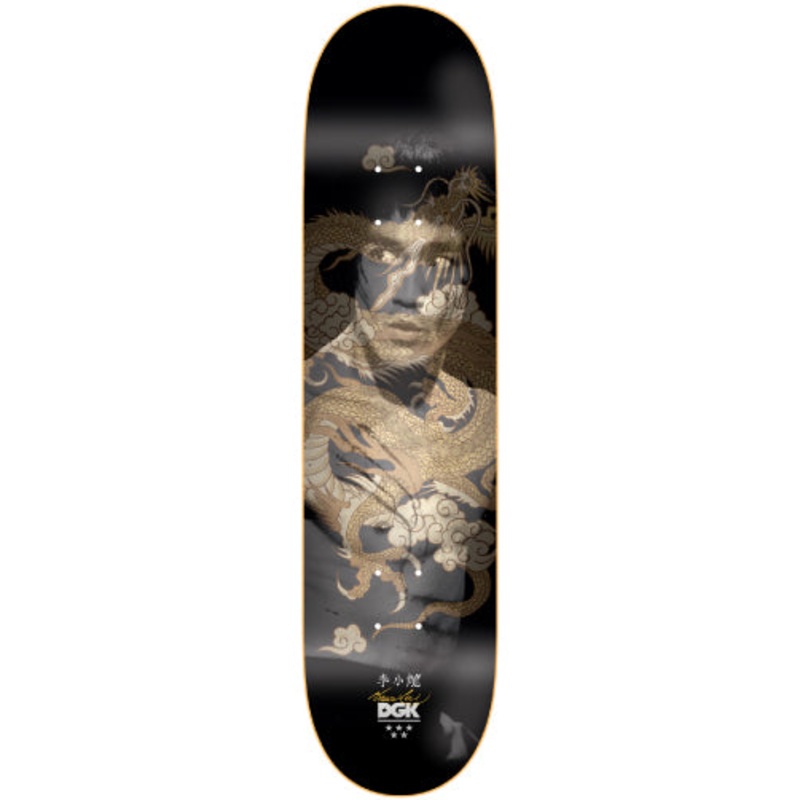 DGK X Bruce Lee Golden Dragon Lenticular Skateboard Deck 8.25″ 8.25″