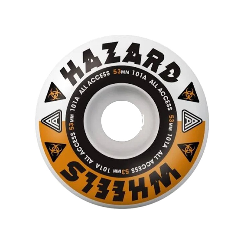 Hazard “Melt Down” Classic Shape 101A Duro Wheels – 53mm  – * BLEM SET