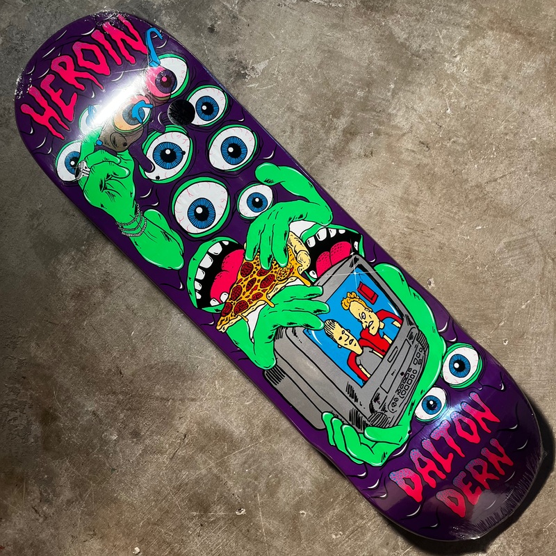 Heroin Skateboards – Dalton Dern Mutate Or Die Deck – 8.75″