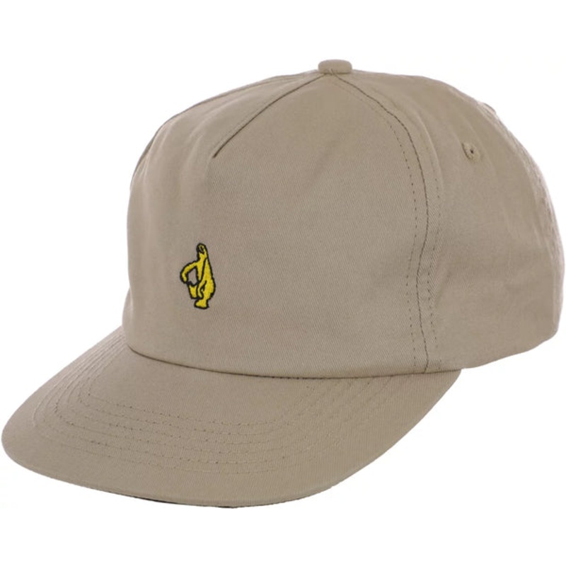 Krooked Skateboards “Shmoo” Tan Snapback Hat