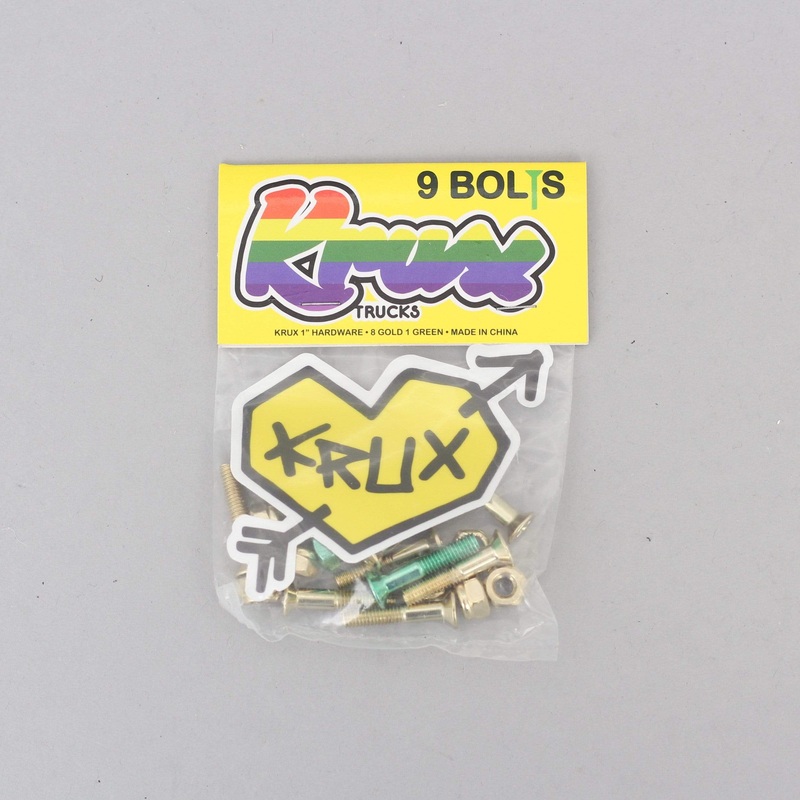 Krux 1 Phillips Krome Skateboard Bolts Gold