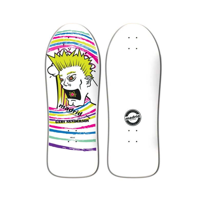 MADRID GARY SANDERSON ATOMIC SKATEBOARD DECK