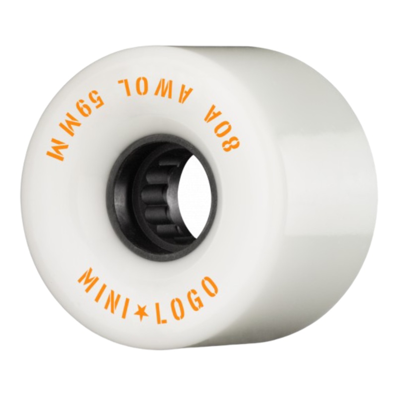 Mini Logo AWOL Skateboard Wheels 59mm 80A White 59mm