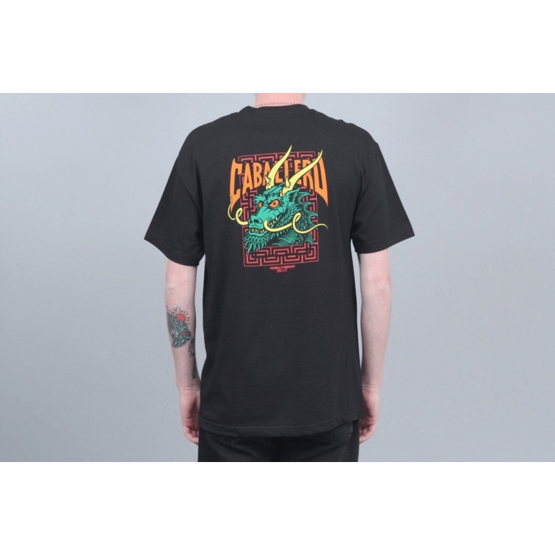 Powell Peralta Caballero Street Dragon T-Shirt Black Small