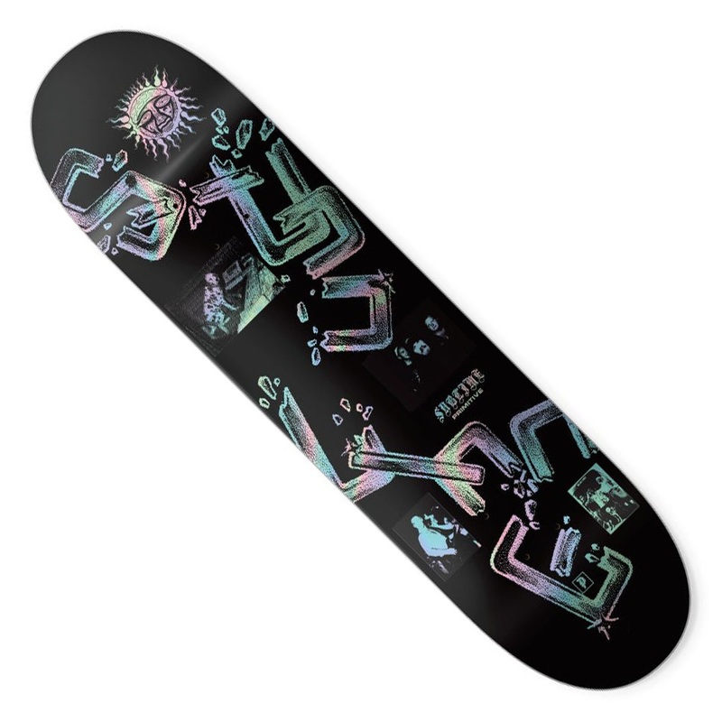 Primitive Skateboarding Sublime Hello Team Deck Black 8.25 x 31.85 WB:14