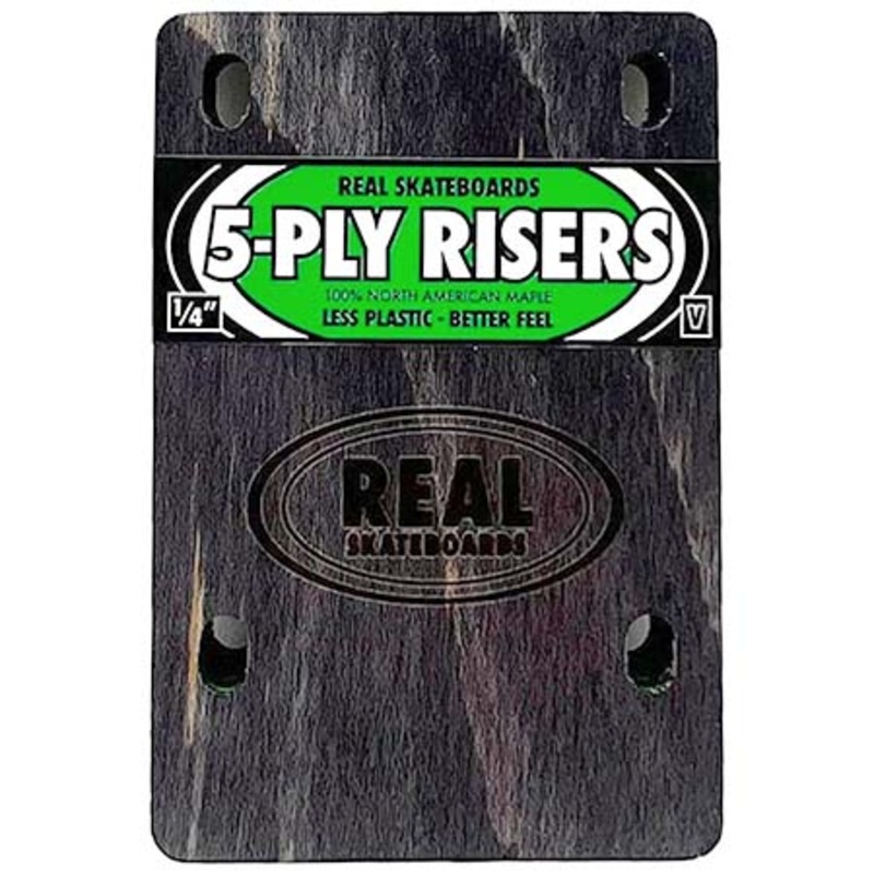 Real Skateboards “5 Ply” 1/4″ Riser Universal/Yellow