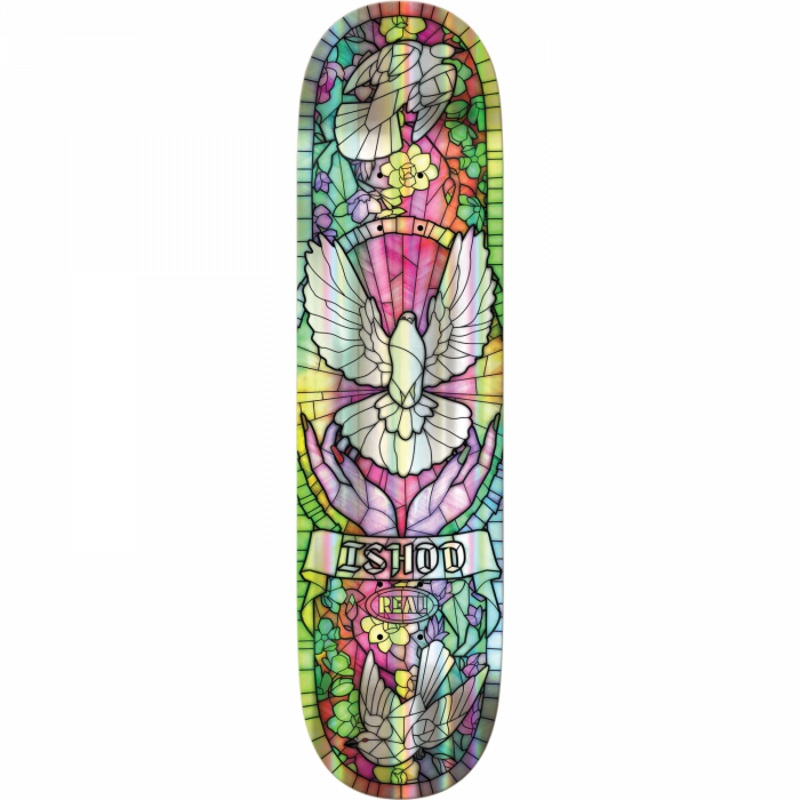 REAL WAIR HOLO CATHEDRAL DECK-8.5 RAINBOW FOIL TT