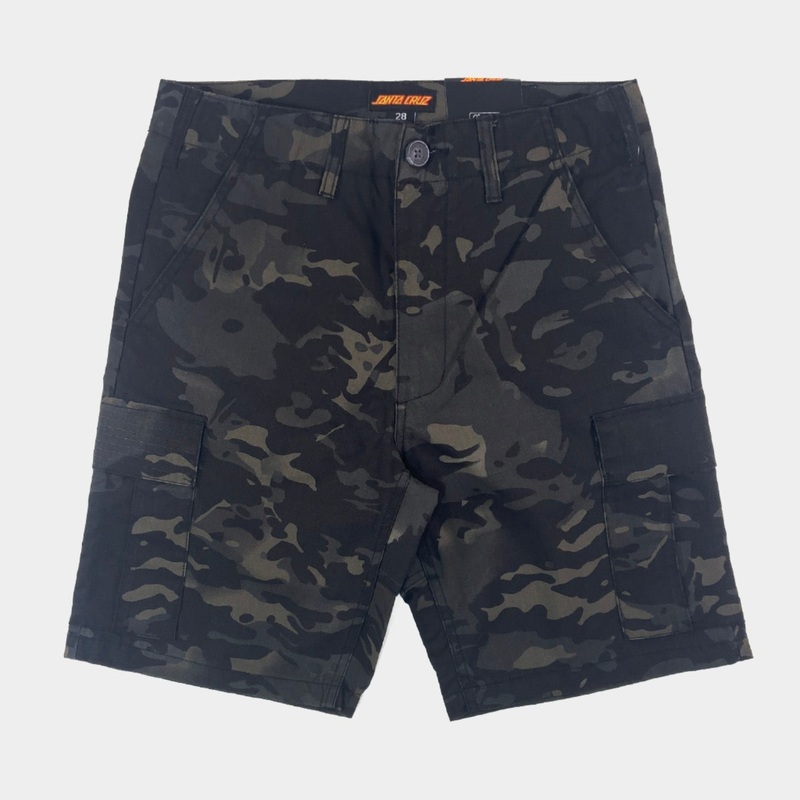 Santa Cruz Shorts Defeat Walkshort Short – Black Camo 28