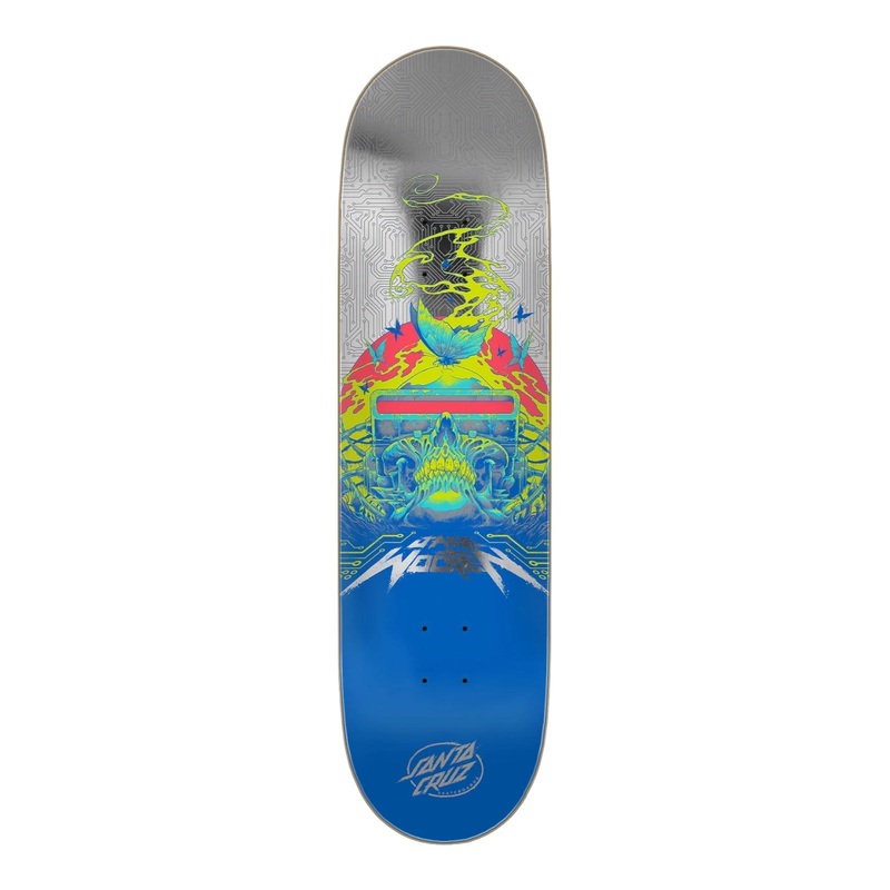 Santa Cruz VX Skateboard Deck 8.5 Wooten Cyber 8.5