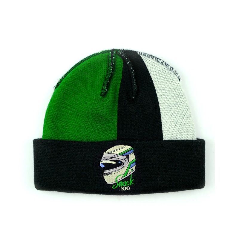 Snack 100 Beanie (Black/Green)