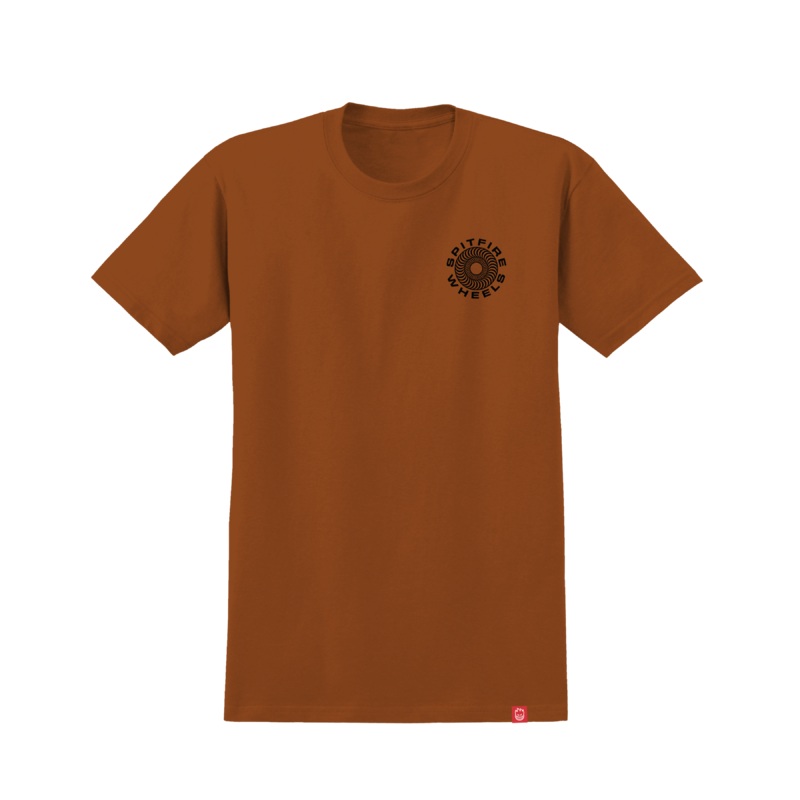 Spitfire Classic ’87 Swirl Tee – Burnt Orange Small