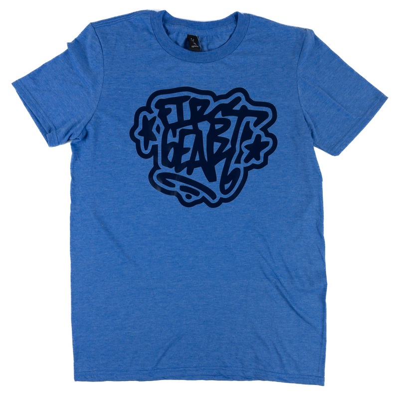 Stars Tee (Heather Blue) S