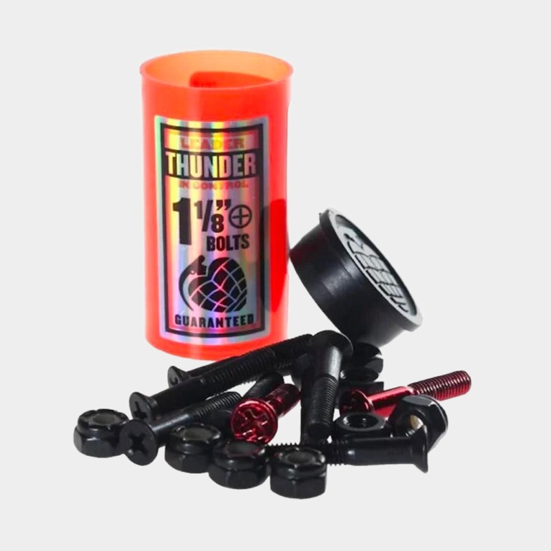 Thunder Phillips Key Truck Bolts 1 1/8″” – Black / Red