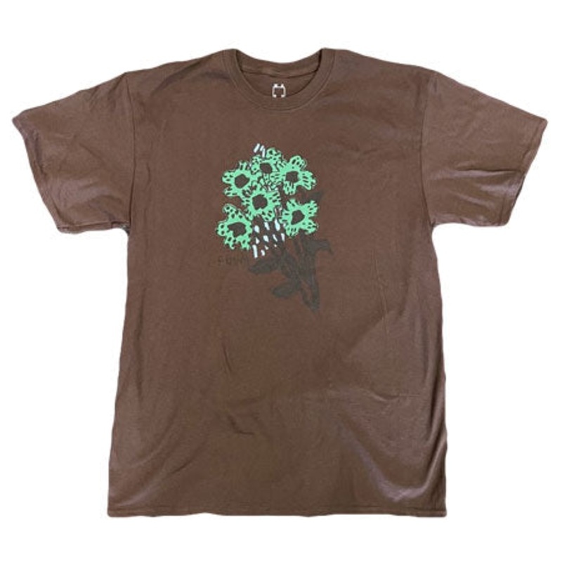 WKND Skateboards Garden T Shirt Brown Large