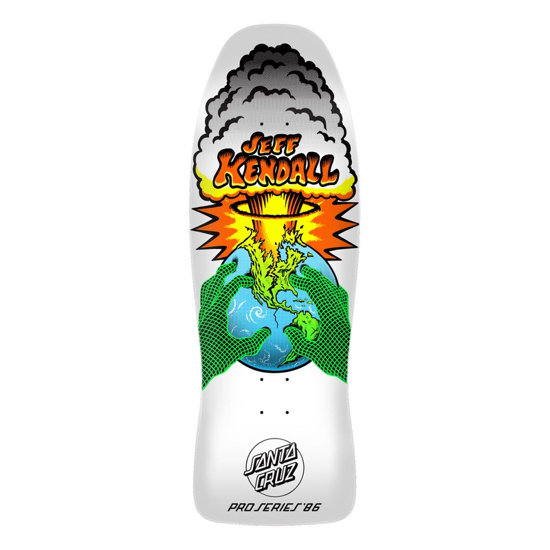 10.0in Kendall End Of The World Reissue Santa Cruz Skateboard Deck No Color 10.0in x 29.7in