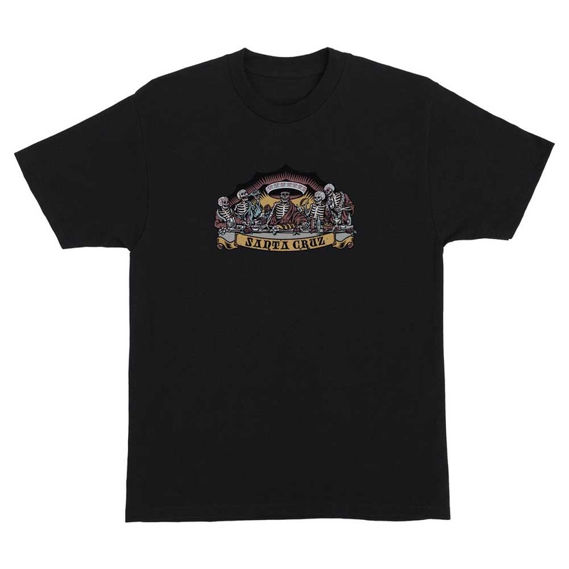 44156285 Guzman Dead Diners Heavyweight Tee Black Mens Santa Cruz MD