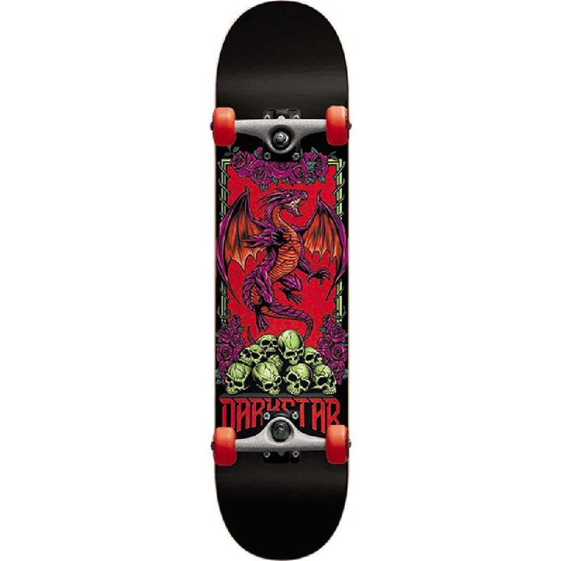 Darkstar Levitate Dragon Red 7.0″ Skateboard Complete