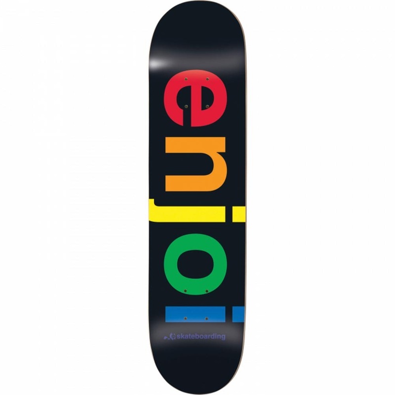Enjoi Specturm 8.5″ Black Skateboard Deck